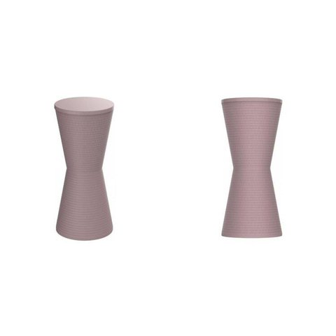 Conjunto com 2 Banquetas Dub Rosa/Calla Rose