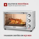 Ver imagem 3 de Forno Elétrico 52l Grand Family Ii Mondial Branco/inox Fr-52-w 127v/60hz