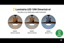 Ver imagem 6 de Ventilador de Teto Amarone Venti-delta Inverter Bivolt 3 Pás Led 18w Preto + Controle