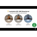 Ver imagem 6 de Ventilador de Teto Amarone Venti-delta Inverter Bivolt 3 Pás Led 18w Preto + Controle