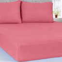 Ver imagem 2 de Lençol Solteiro Serena Malha 100% Algodão 88x188x23cm Goiaba