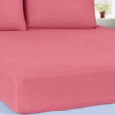 Ver imagem 4 de Lençol Solteiro Serena Malha 100% Algodão 88x188x23cm Goiaba