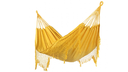 Ver imagem 2 de Rede de Descanso Casal Algodão Eco Yellow, com Franja e Detalhes Artesanais em Macramê. Combinação D