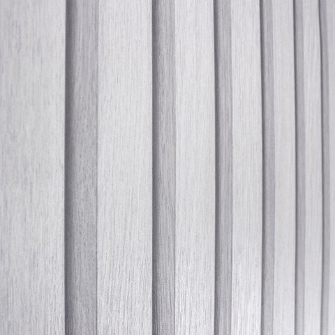Papel de Parede Ripado Madeira Cinza Claro+cola Inclusa- Vinilico Lavável