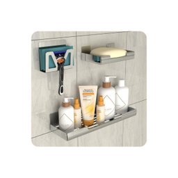 Kit de Acessórios para Banheiro Inox com Adesivo 7 Pcs F.elg - 4