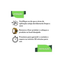 Kit de Acessórios para Banheiro Inox com Adesivo 7 Pcs F.elg - 7