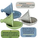 Ver imagem 4 de Saleiro Marroquino Tagine Porcelana Resistente Rita Lobo Verde Mesclado Prattos