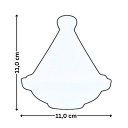 Saleiro Marroquino Tagine Porcelana Resistente Rita Lobo Verde Mesclado Prattos - 2