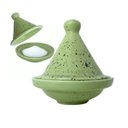 Ver imagem 1 de Saleiro Marroquino Tagine Porcelana Resistente Rita Lobo Verde Mesclado Prattos