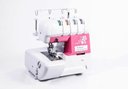 Ver imagem 1 de Máquina de Costura Doméstica Overloque Ss-320 Sun Point-220 Volts-Pink