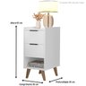 Mesa de Cabeceira Ape Pés Palito Branco - Comprar Moveis em Casa - 2
