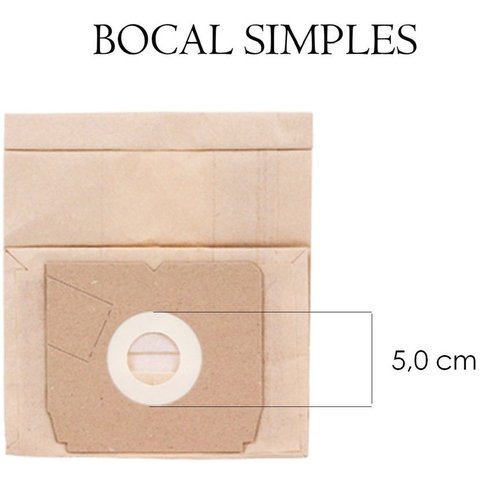 Kit 9 Sacos Sbeon Aspirador de Pó One Max Trio Go Twenty Sonic Ingenio Original Electrolux