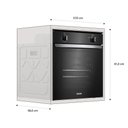 Ver imagem 5 de Forno de Embutir a Gás Consul 78 Litros Preto com Grill e Timer Sonoro - Coa84ce
