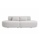 Ver imagem 3 de Sofá Orgânico Bi Partido 260cm Serina Bouclé Cinza - Sallar Home