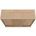 Ver mais imagens de Guarda Roupa Casal 3 Portas de Correr 3 Gavetas 221cm Madeira Maciça Benton F06 Tauari - Lyam Decor