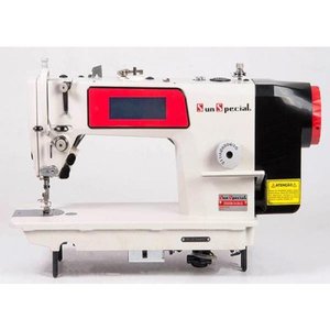 Máquina Costura Industrial Reta Média Eletrônica Direct Drive Touch Screen SS9300M-D4-DM-QI Sun Spec