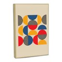 Ver imagem 3 de Quadro Decorativo Bauhaus Abstrato Moderno Ii com Moldura Filete