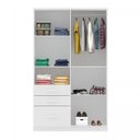 Ver imagem 2 de Guarda-Roupa Infantil 4 Portas 3 Gavetas Multicores Rodial