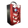 Caixa de Som Ms 333Bt Portátil-USB-Bluetooth-Rádio FM-Bateria Recarregavel - Vermelha - 2