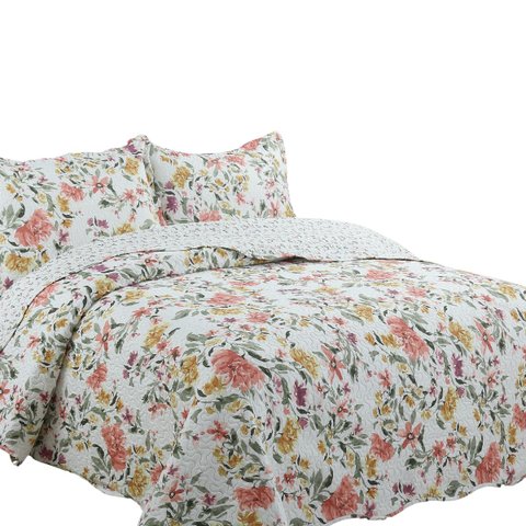 Colcha Cobre Leito Casal Matelado Dupla Face 3 Pçs Malta 05