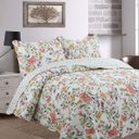 Ver imagem 4 de Colcha Cobre Leito Casal Matelado Dupla Face 3 Pçs Malta 05