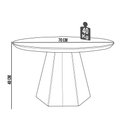 Ver mais imagens de Kit Aparador Buffet 04 Portas Messina com Mesa de Centro Ferrara D03 Freijó Off White - Lyam Decor