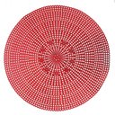 Ver imagem 1 de Jogo Lugar Americano Macromê Vermelho 41cm 6 Unidades - Magizi