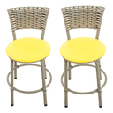 Ver imagem 1 de Kit 2 Banquetas Baixa Cozinha Toda Encapada