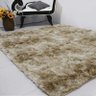 Tapete Muito Peludo 2,00 x 1,40 para Sala 4cm de Alt. - Bege Mesclado - 1