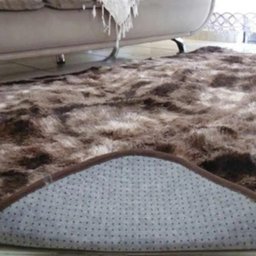 Tapete Muito Peludo 2,00 x 1,40 para Sala 4cm de Alt. - Marrom Mesclado - 3