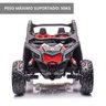 Mini Utv Carro Can Am Maverick Elétrico 12v Infantil Jipe Buggy Led Som Usb Importway Bw238 Controle - 3