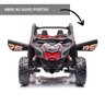 Mini Utv Carro Can Am Maverick Elétrico 12v Infantil Jipe Buggy Led Som Usb Importway Bw238 Controle - 5