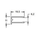Ver imagem 2 de Perfil U 6mm Bronze - 3m