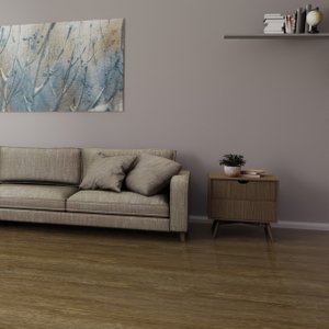 Piso Vinílico em Manta Texturizado com Brilho, Antiderrapante, Pvc, 0,70mm 18m² Ravena