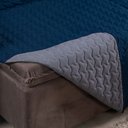 Ver imagem 4 de Protetor de Sofá Assento 1,80m Retrátil Shield 100% Poliéster Hipercal 400 Fios:marinhocinza