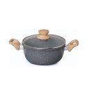 Ver imagem 1 de Panela Caçarola Antiaderente Rev Cerâmica Indução Cinza 20cm