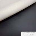 Ver imagem 2 de Cabeceira King com LED Yeon Courino Preto / Linho Off White - Sallar Home