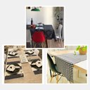 Ver imagem 1 de Kit Mesa Jogo Americano + Toalha de Mesa + Caminho de Mesa