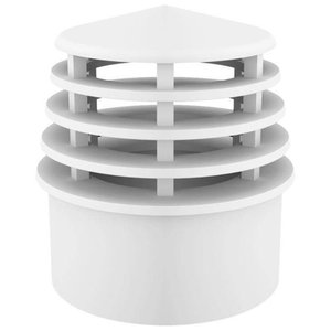 Terminal de Ventilação 75 Mm - 59.50.298.0 - Tigre Terminal de Ventilacao 75mm Tigre 59502980