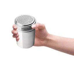 6 Saleiros Pimenteiro de Mesa para Restaurante Inox 230ml Po - 2