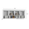 Ponte Casal ou Queen Modulada 4 Portas 26506x5 Branco Pln - 3
