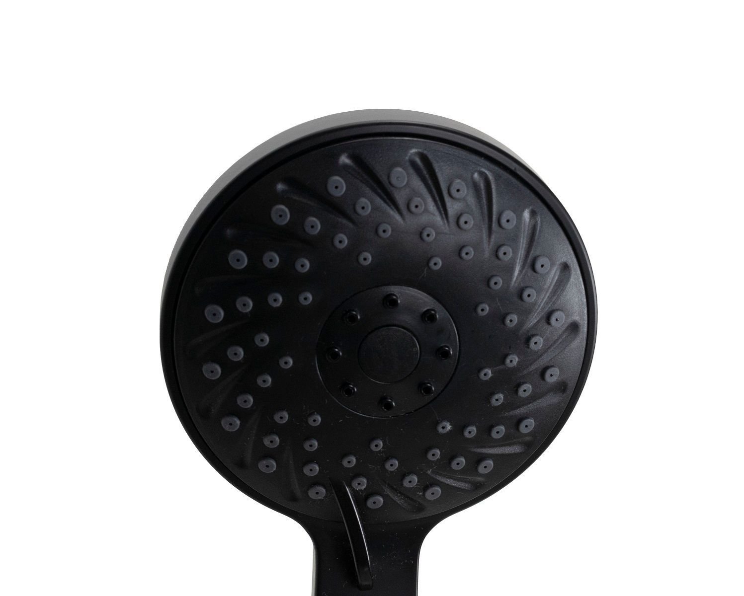 Ducha Preto Fosco Redonda 15 Cm com Ducha de Mão em Abs com Trava - 6