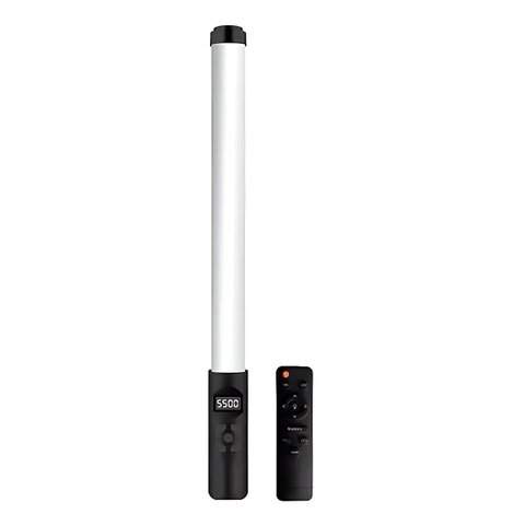 Bastão de Luz LED RGB Profissional 50cm com Controle Remoto