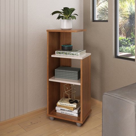 Mesa de Apoio Bis Artely  - CINAMOMO/OFF WHITE