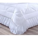 Ver imagem 3 de Colcha Casal Queen 4 Peças Cobre Leito Renda Brisa:branco