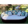 Big Chaise em Alumínio com Almofadas Impermeáveis para Jardim, Piscina, Área, Lazer e Edícula Trama - 4