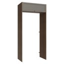 Ver imagem 1 de Porta-geladeira 103 Cm 1 Porta Basculante Rustic/cinza Vik Madesa