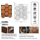 Ver imagem 5 de Revestimento Acústico Artesanal Cerejeira 18mm · Poliuretano com Mdf