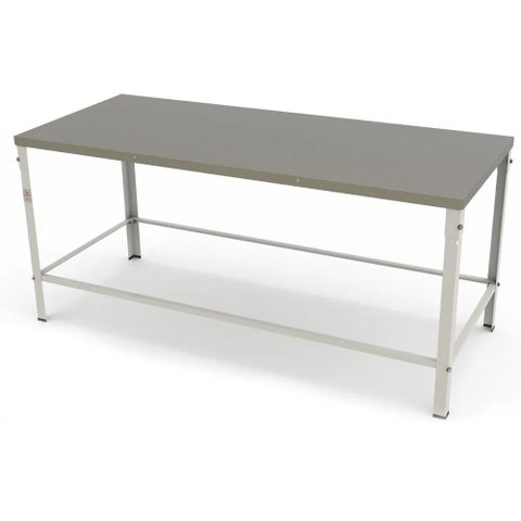 Mesa Desmontável Braesi Tampo Inox Escovado 190x80 cm Mbr-018 G2