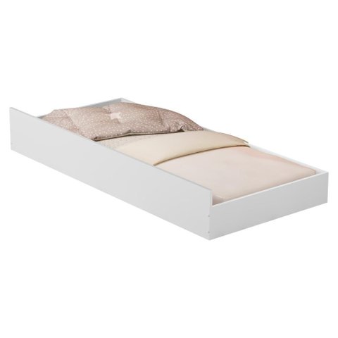 Cama Auxiliar para Mini Cama Mdf 149x74 Cm 1143 Branco Decmade
